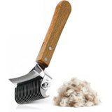 Cat Brush for Long Haired Cats Double Sided Dematting Undercoat Rake for Persian Ragdoll Maine Coon