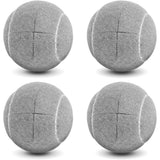 4PCS Walker Tennis Balls Precut Tennis Balls for Walkers for Furniture Legs and Floor Protection Grey