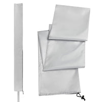 Waterproof Rotary Airer Cover – Clothesline Dryer Shield with Zipper Silver