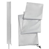 Waterproof Rotary Airer Cover – Clothesline Dryer Shield with Zipper Silver
