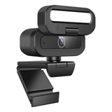 4K Webcam for PC with Microphone & Light & Privacy Cover for Streaming Video Calls
