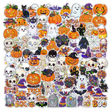 100PCS Holographic Vinyl Halloween Stickers for Party Favors