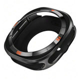Full Cover Case and Glass Protector Compatible With Samsung Galaxy Watch Ultra 47mm Black