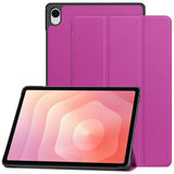 Flip Leather Stand Cover Compatible With Samsung Galaxy Tab A11 A9 Tablet Case Purple