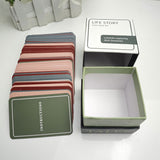 150Pcs Life Story Interview Kit Cards Tales Life Life Story Interview Kit for Family Game