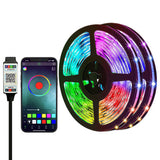 5m Waterproof RGB LED Strip Bluetooth 5050 with APP Control