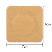 100PCS Disposable Castor Oil Patches Self-Adhesive Castor Oil Pack for Belly Button Waist Knee