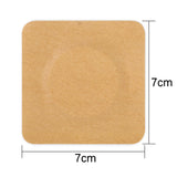 100PCS Disposable Castor Oil Patches Self-Adhesive Castor Oil Pack for Belly Button Waist Knee