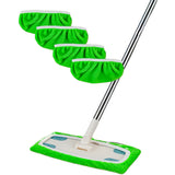 Reusable Coral Fleece Mop Pad Replacement Head Washable
