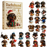 2026 Dachshund Christmas Advent Calendar 24 Day Countdown Adults
