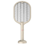 2 in 1 UV Light Mosquito Trap 3 Layer Grid USB Charging Electric Fly Swatter Bug