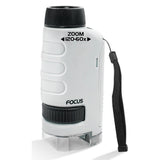 60X-120X Pocket Microscope Portable Handheld Miniscope White