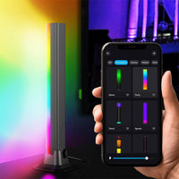 2Pcs RGB LED Light Bars Multicolor Atmosphere Lights  APP Control  Gaming and TV Backlight