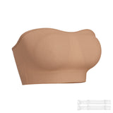 Bras for Women Non-Slip Seamless Padded with Removable Shoulder Straps Nude