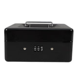 Lockable Cash Box with Code Lock Security Black