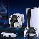 PS5 Controller Charging Dock – Dual Fast Charger with LED Indicator