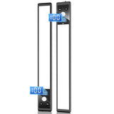 24 cm Rechargeable LED Motion Sensor Under Cabinet Light with Digital Display Timer