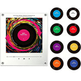 Rechargeable Retro Music Player NFC 9 Discs Vinyl Record Gift Toy