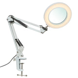 5X Magnifying Lamp 3-Color Adjustable Reading Light for Close Work Repair White
