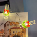 1.1M Christmas Photo Clip Light 10LEDs Fairy String Lights Wall Hanging Pictures Bedroom Wedding Decor Garland Style