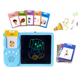 Talking Flash Cards Toy with 510 Words and Drawing Tablet for Boys and Girls Blue