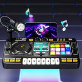 DJ Mixer Musical Toy with Mic & LED Lights