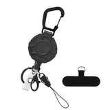 2PCS Retractable Keychain ID Card Holder Anti-Theft Lanyard for Office