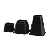 Set of 8Pcs Bed Furniture Risers Feet Heavy Duty Lifter for Sofa Table