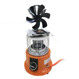 Heat Powered Fireplace Fan Stove Fan with Thermometer