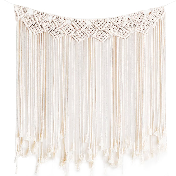 Boho Macrame Tapestry Woven Wall Hanging Tassel Macrame Home Wedding Party Decor