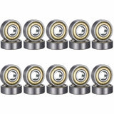 20 PCS Carbon Steel 608ZZ Bearings for 3D Printers Skates Bikes