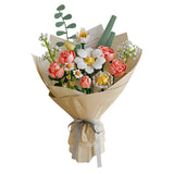 Wildflower Bouquet Building Blocks – Creative DIY Flower Model Toy Set for Home Decoration
