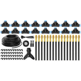 Drip Irrigation System 30m 0.6cm 360-Degree for Raised Beds Greenhouse