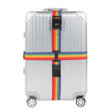 200cm Packing Strap Cross for Suitcase with Combination Security Lock Multicolor