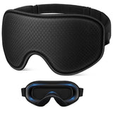 3D Sleeping Eye Mask Breathable Light Blocking Night Mask Black