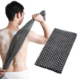 2Pcs Exfoliating Long Washcloth Back Scrubber Shower Bath Towel Set