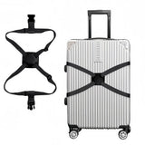2 Pcs Luggage Straps Bag Bungee Connector Travel Strap Black