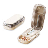 Pill Cutter and Splitter with 1/2 Adjustable Divider for Small and Tiny Pills Style 2