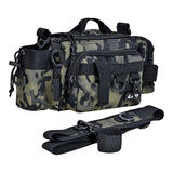 Fishing Tackle Bags Single Shoulder Crossbody Bag Waist Pack Fish Lures Gear Bag Green