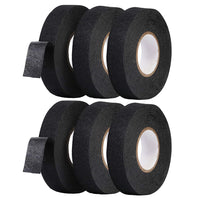 6 Rolls of Car Wiring Harness Tape Automobile Electrical Adhesive Fabric Wire Loom Cloth Noise Damping Heat Proof