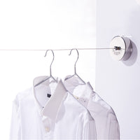 9FT Stainless Steel Retractable Clothesline – Indoor Bathroom Drying