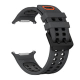 Silicone Watch Band Compatible With Samsung Galaxy Watch Ultra2 Ultra 2025 47mm Black