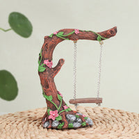 Resin Fairytale Garden Swing Garden Figurines Decoration