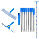 3.1m Extendable Window Squeegee Cleaner with Long Handle for Glass & Car
