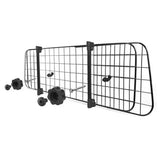 Adjustable Pet Gate for Cars SUVs Hatchbacks Iron 90-145cm