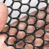 3-Meter Black Plastic Barrier Mesh Fence Keep Away Poultry Dogs Rabbit Snake
