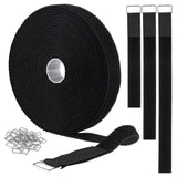 Hook and Loop Straps with Buckles Adjustable Fastening Cable Straps for Organizer