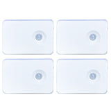 4Pcs Motion Sensor Night Lights for Stairs Indoor Hallway Stairway Bathroom Warm White