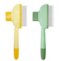2Pcs Set Flea Combs for Cats Dogs Pet Grooming Brush for Hair Shedding