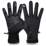 Windproof Warm Outdoor Touch Screen Winter Gloves Thermal Cold Weather Men Women Black